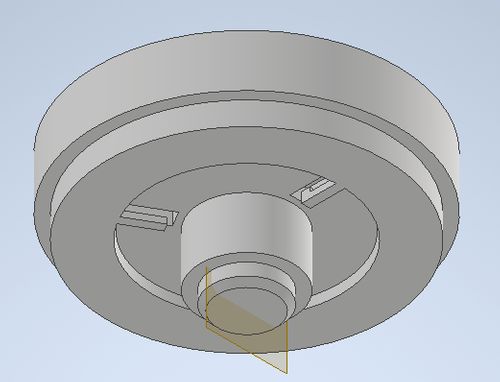 A CAD assembly of all the above parts, put together.